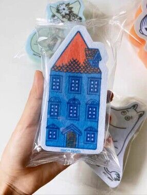 Moominvalley Moomin House Sponges (2 Sponges) New No Tag